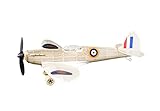 F&G Supplies Spitfire complete vintage model airplane rubber-powered balsa wood aircraft plane kit that really flies!