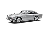 Solido S1807101 1:18 1964 Aston Martin DB5-Silver Birch Collectible Miniature car, Silver