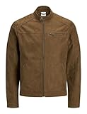 Jack & Jones Men's Jjerocky Jacket Noos, Cognac, XL
