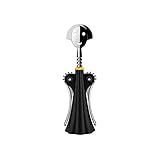 Alessi A di Alessi | AAM01B Anna G. Design Corkscrew, Resin and Chrome Zamak, Black