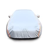 Outdoor Windproof Car Cover for Triumph GT6 1966-1973,All-Weather Protection Car Covers Full Coverage Breathable Oxford Cloth Waterproof Anti-UV Dustproof With Side Zipper