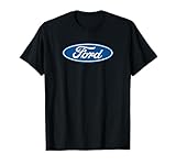 Ford - Distressed Blue Oval Logo T-Shirt