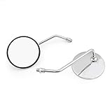 Bruce & Shark Motorcycle Rearview Mirrors For Suzuki A100 GT185 GT750 T500 GT550 GT380 GT250