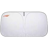 generic sun visor for car windscreen Compatible with Mercedes AMG SL 55,Sun protection, UV protection,Foldable windscreen sun shade(silver)