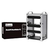 DeskPi 8U Server Cabinet, 10 inch Server Rack for Network, Servers, Audio, and Video Equipment, DeskPi RackMate T1 Rackmount Case