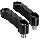 Areyourshop 10mm Mirror Extender Riser Extension for Ya-ma-ha YZ 65 80 85 125 250 426 450