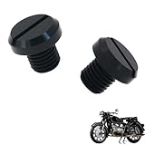generic 2PCS motorcycle mirror plugs Compatible with BMW R69 S,Motorcycle rearview mirror plug blind plug tuning accessories(black)