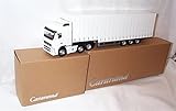 Cararama Plain White Volvo FH12 Cab Unit with curtainside trailer Suitable for code 3 customizing for lorry 1:50 scale diecast model