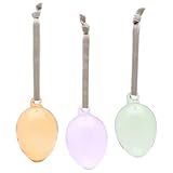Iittala Glass Egg Set of 3 Spring Mix Glass Multi-Coloured 4.8 cm x 7.5 cm 1062501