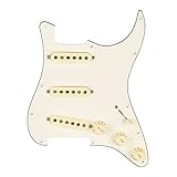 Fender Pre-wired Stratocaster Pickguard Strat Original '57/'62 Pickups, White