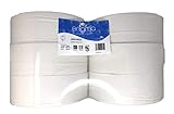 Enigma Recycked Maxi Jumbo Toilet Tissue - Pack of 6 | 400 Meters per roll | 2 Ply Toilet Paper