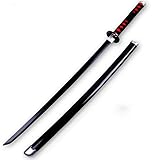 SHASHAYA Japanese Anime Sword 75cm(35in) Bamboo Samurai Sword Katana,Handmade Katana Anime Cosplay Props,Bamboo Blade Toys for Kids,Boys Girls Gift Party Favor