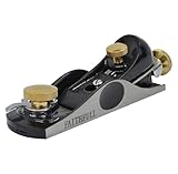 Faithfull 6012 Block Plane in Wooden Storage Box – Cast Iron Low Angle Hand Plane for End Grain Work & Fine Trimming on Wood & Laminates