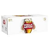 STELLA ARTOIS Premium Lager Beer Can, 440 ml (Pack of 18)