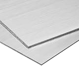 STAINLESS STEEL SHEET 304 BRUSHED METAL SQUARE CUT PLATE PANEL 2mm Thick (2.0x200x200mm)