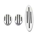 Foot Brake Clutch Gas Throttle Pedal Cover Compatible for Mini Cooper MT Model Accessories (Fit R52, R53, R55, R56, R57, R58, R59, F55, F56, F57 etc) Interior Parts