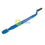 Dapetz ® Slaters Ripper 580mm Roofing Slate Puller Slating Nail Remover Tool Wonder Bar Rip Wrecking Tack Lifter Hardened Steel Rubber Grip Handle