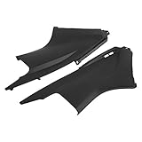 Air Dust Cover Fairing, Dust Cover, 1 Pair Black Motorcycle Air Dust Cover Fairing Insert Part for YZFR6 YZF-R6 2003-2005
