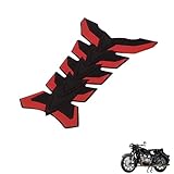 1PCS Motorcycle tank protector fishbone sticker Compatible with BMW R69 S 1960-1969,shell anti-scratch decorative pad,accessories tuning(RED)