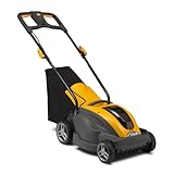 STIGA Combi 336e Cordless Lawn Mower – 48V 2Ah Battery, 34cm Cutting Width, 3-in-1 Cutting, 35L Grass Collector, Charger Included, UK Plug