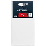 Artina FSC® Large Canvas for Painting 60x120 cm - Blank Canvases for Art for Acrylic, Watercolour & Oil Painting - 100% Cotton Canvas Stretcher Frame 280 g/m² - Akademie