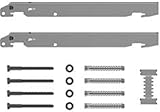 Kermi - Bref Mounting Kit for Mirando Radiators, Type 11-33, BH 500 mm