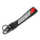 MOWOK Fit for Ducati Monster 796 797 795 821 696 695 600 620 950 937 1200 1100 Motorcycle Accessories Key ring Keychain Chain, Red, Normal