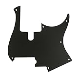 Pickguard for Yamaha BB Series Bass Guitars, Matte Black Anodized, Compatible with 4 String BB234/434/734A/P34 Models, 1 Unit