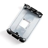 Backplate for AMD AM4, 3.54x2.13in Motherboard Mounting Holes Durable CPU Heatsink Bracket Fan Cooling Board Plate Accessories Parts Compatible with AM4 Socket