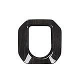 Car Interior Trim For Land For Rover For Range For Rover For Evoque 2012-2017 ABS Carbon Fiber Car Interior Center Console Shift Gear Panel Trim Frame Cover Car Interior Decoration(Black Wood Grain)