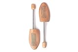 Kaps Quality Wooden Shoe Trees Excellent Moisture Absorption and Drying, Keep Shoes Boots in Shape, Unisex (44-45 EUR / 10-11 UK Men)