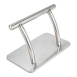 Youyijia Steel Foot Rest Stainless Steel Professional Salon Practical Durable Foot Pedal for Beauty Spa Nail Massage Barber Chairs Hair Chair