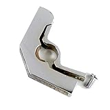Black Country Metal Works Hinged Stair Rod Bracket - 3 Finishes & 4 (9mm, Bright Chrome)