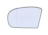 LT2CP Wing Mirror Glass for Merc Benz E Class W211 2002-2009, Merc Benz C CLASS W203 2000-2007, C CLASS Coupe CL203 2001-2011, Heated Mirror (Left Hand Side - UK Passenger Side)