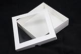 6"x6" White Aperture Greeting Card Boxes X 5 Per Pack, Gift Boxes