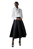 Coast Twill Full Volume Skirt, 14, Black