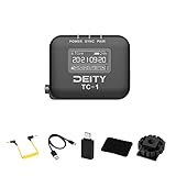 Deity TC-1 Wireless Timecode Generator 2.4G Radio Bluetooth 5.0 Support APP Control Timecode Box with DSLR Cold Shoe Mount for Video Shooting Film Shooting (1 PCS)