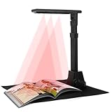 11MP Smart Document Scanner, Foldable A3/A4 Document Scanner with Adjustable Height, Docu-ment Sca-nner USB Visualizer Capture, Portable OCR Scan-ner Powerful Software Scan-ner for Windows & macOS