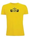 1970s F1 Single Seater Car T Shirt Grand Prix one Formula Race Cars Retro 70s Racing Indy Track Day Gift for Dad Brother Uncle Mens (Small, Yellow)