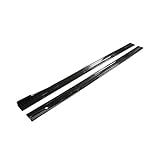 Side Panels Spoiler 8PCS 2m/2.18m For Seat For Leon Fr 5f Mk1 Mk2 Mk3 Mk3.5 Mk4 Mk5 For Seat For Ibiza 6j 6l Side Skirt Extension Rocker Plate Universal Panel Splitter Lip ( Color : Glossy Black , Siz