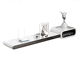 Shelf Wall Shelf for DVD Player/Cable TV Box/Router/Remote Controller/Game Player,Black and Pink Functional Storage Shelf (Color : Black)