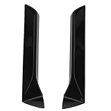 for Seat Mk3 Spoiler 2PCS Rear Window Side Splitter Wing Exterior Trim Left Right Replacement for SEAT 5F FR Mk3 MK3.5 2013‑2021 Glossy Black
