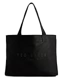 Ted Baker London Men's LUKKEE Canvas Beach Bag, Black, One Size
