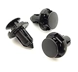 VVO Fasteners- Black Plastic Rear Bumper & Trim Fastener Clips for Mitsubishi Outlander, Outlander (Including PHEV), ASX, Eclipse Cross, L200, Pajero/Shogun, Lancer Evo X, (Pack of 10)