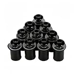 ECKBRJA For Suzuki GSXR 600 750 1000 K1 K2 K3 K4 K5 K6 K7 K8 K9 K11 5mm 10PCS Motorcycle Windscreen Windshield Bolts Screws Nut Fastener Motorcycle Screw Kit(Black)
