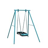 TP Toys Single Metal Swing With Pirate Boat Seat. Adjustable Metal Swing Stand With Boat Swings, Flexible Swing With Sculpts, Heavy Duty Sturdy Metal Frame. Backyard Outdoor Playset - 6 Months+