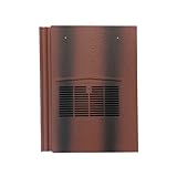 Beddoes Products Roof Tile Vent for Marley Modern and Redland Mini Stonewold (Old English Dark Red - Smooth)