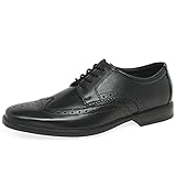 Clarks Mens Howard Wing All-Product-Categories Shoes-&-Bags Shoes Men's-Shoes Lace-ups Other Other-(lace-ups), Black Leather, 6 UK