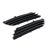 1400307 1400308 2pcs Car Front Fog Light Grille Grill Fog Lamp Grille Grill Cover Trim Compatible for Vauxhall For Astra MK5 H 2004-2007