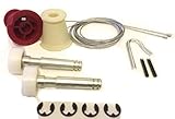 Garage Door Repair Kit Includes Cones and Cables/Circlip Type Roller Spindles To Suit Premier Henderson Canopy